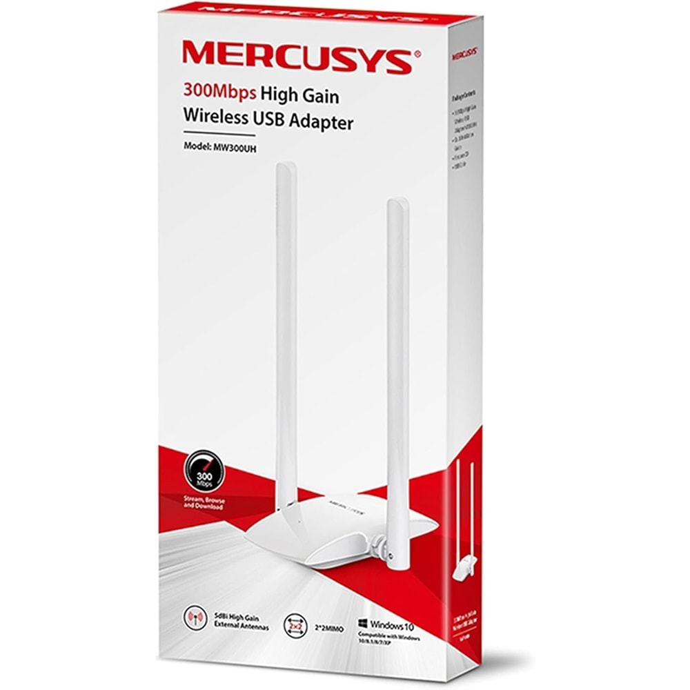 Mercusys MW300UH 300MBPS Kablosuz Usb Adaptör