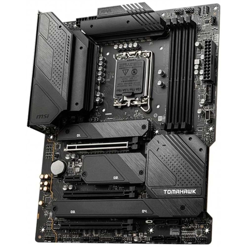 Msi Mag Z690 Tomahawk Wifi DDR5 6400MHz 1XHDMI 1XDP 4XM.2 USB 3.2 ATX 1700 Anakart (12. ve 13. Nesil işlemci uyumlu)