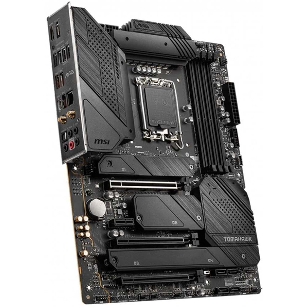 Msi Mag Z690 Tomahawk Wifi DDR5 6400MHz 1XHDMI 1XDP 4XM.2 USB 3.2 ATX 1700 Anakart (12. ve 13. Nesil işlemci uyumlu)