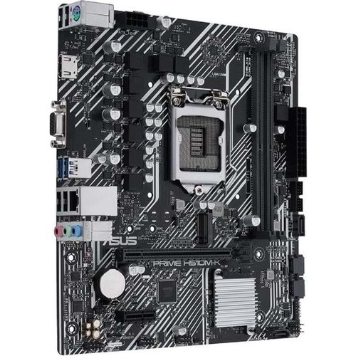 Asus Prime H510M-K R2.0 DDR4 3200MHz 1XVGA 1XHDMI 1XM.2 USB 3.2 MATX 1200P Anakart (11. ve 10.Nesil İşlemci Uyumlu)