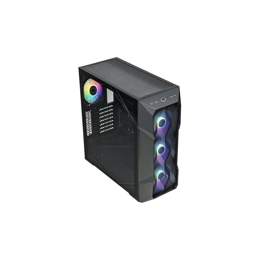 Cooler Master Masterbox TD500V2-KGNN-STU USB3.2 4X120MM ARGB Fan Psu Yok Pencereli E-ATX Siyah Kasa