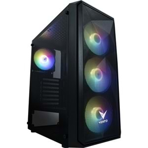 Vento VG10F 550W 4X120MM Rgb Fan Gaming Siyah Kasa