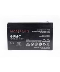 Ttec 12V 7Ah Bakımsız Kuru Akü