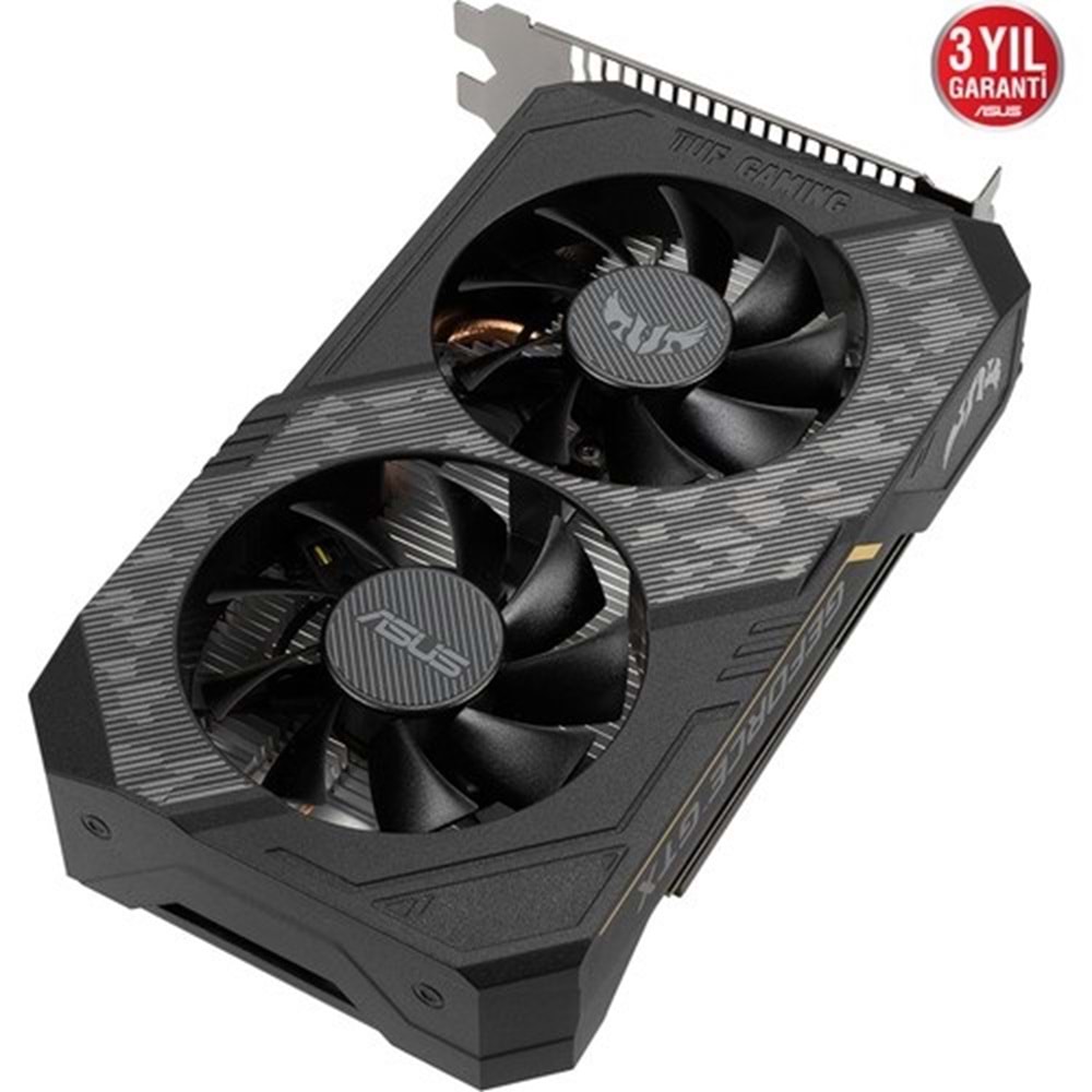 Asus TUF-GTX1650-4GD6-P-V2-GAMING 4GB 128Bit GDDR6 DP/HDMI/DVI PCI 3.0 Ekran Kartı