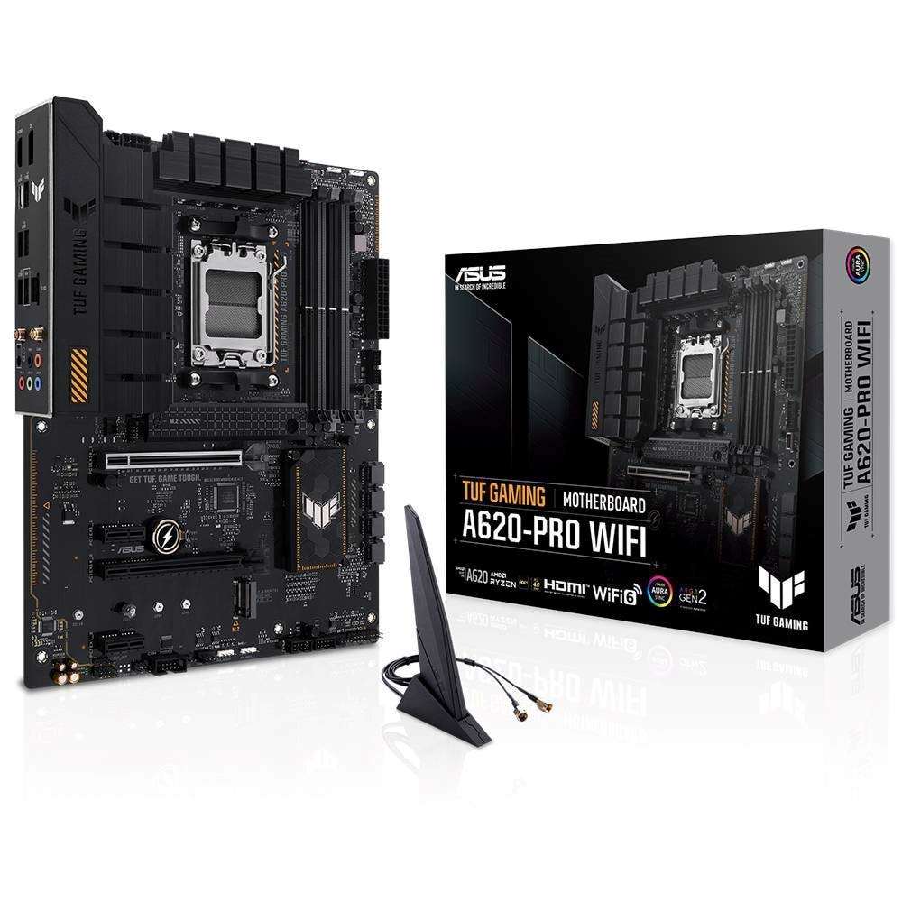Asus Tuf Gaming A620-PRO Wifi A620 DDR5 6400 USB3.2 DP/HDMI PCI 3.0 AM5 Anakart