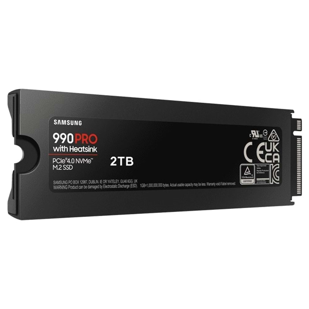 Samsung 2TB NVMe M.2 PCIe Gen 4.0 7450/6900MB/s 990 PRO MZ-V9P2T0CW