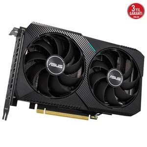 Asus DUAL-RTX3050-O8G-V2 8GB 128Bit GDDR6 DP/HDMI/DVI PCI 4.0 Ekran Kartı