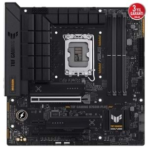 Asus Tuf Gaming B760M-PLUS Wifi DDR5 M.2 USB3.2 DP/HDMI PCI 4.0 1700p Anakart