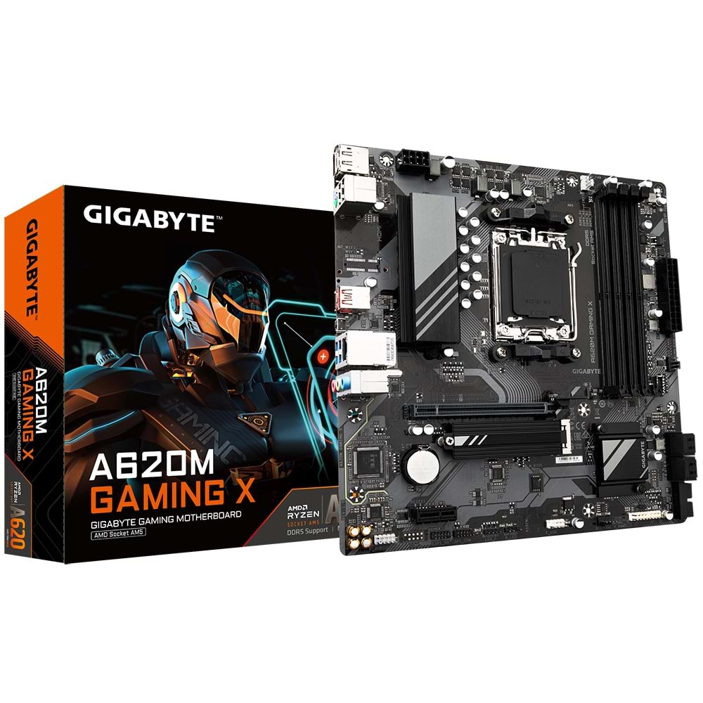 Gigabyte A620M-GAMING-X-AX AM5 DDR5 HDMI Anakart
