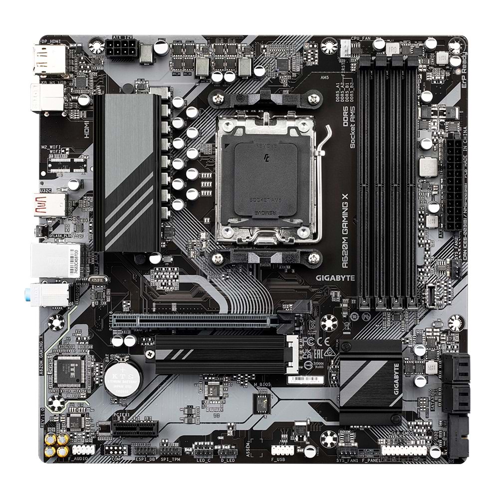 Gigabyte A620M-GAMING-X-AX AM5 DDR5 HDMI Anakart