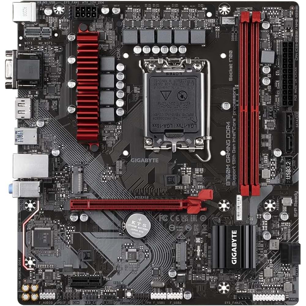 Gigabyte B760M-GAM-DDR4 Lga1700 DDR4 4400Mhz HDMI Anakart