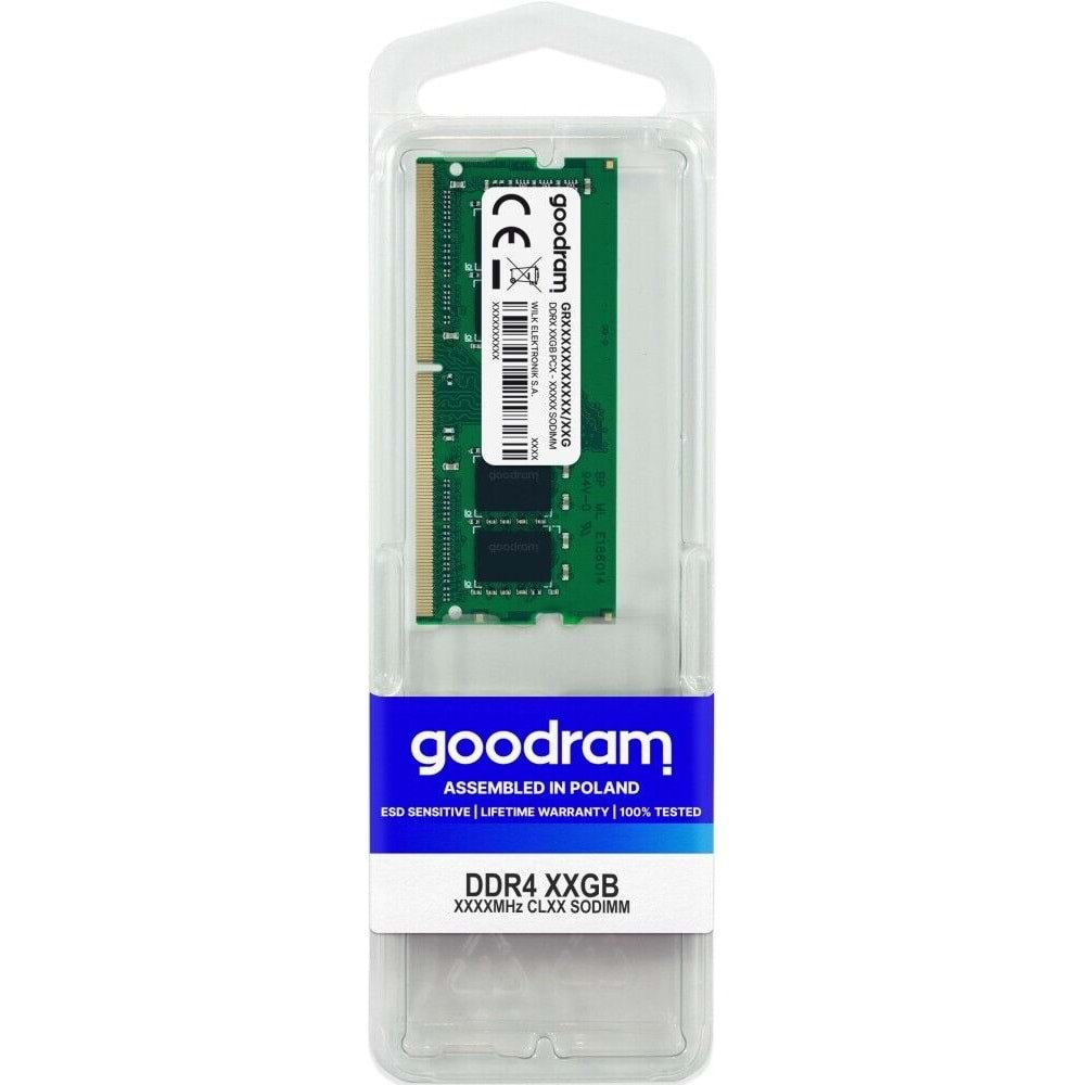 Goodram 8Gb DDR4 3200Mhz Cl22 Sodimm RAM GR3200S464L22S-8G