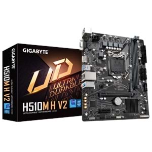 Gigabyte H510M-H-V2 H470 Lga1200 DDR4 3200Mhz VGA/HDMI Anakart