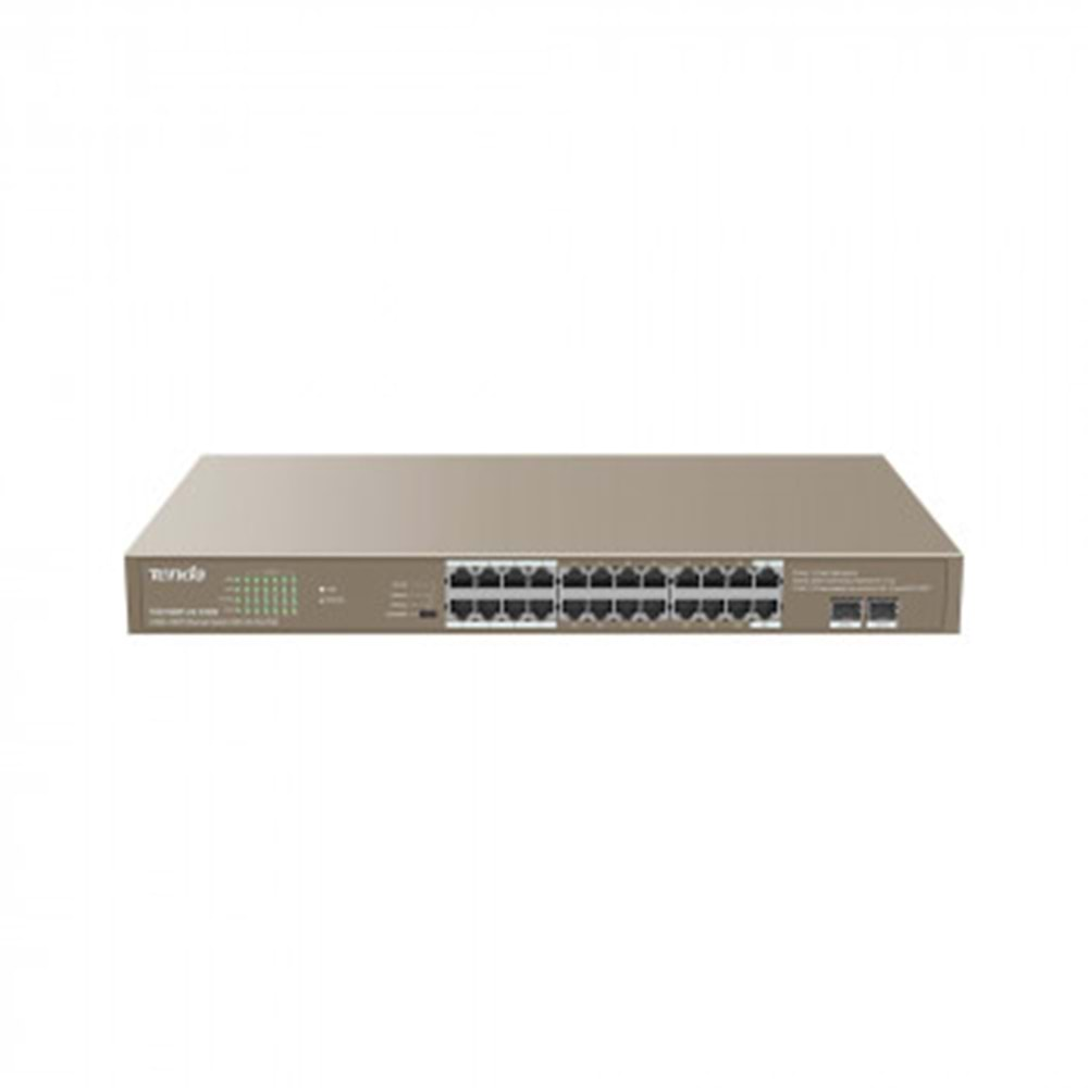 Tenda TEG1126P-24-410W 24GE+2SFP 24-Port Poe Switch