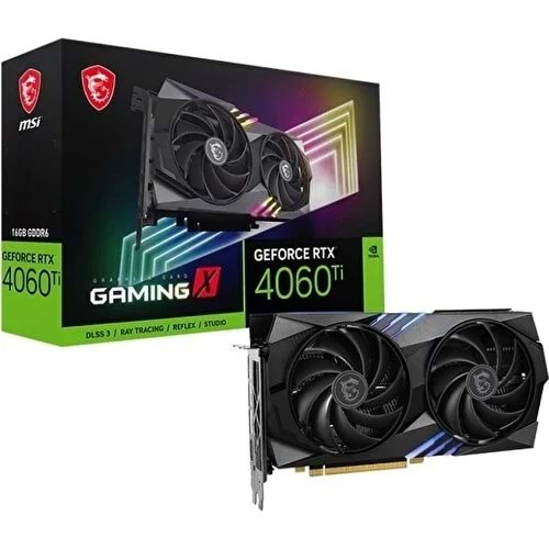 Msi Geforce RTX4060TI-Gaming-X-16G 16GB Gddr6 128Bit 1XHDMI 3XDP Ekran Kartı