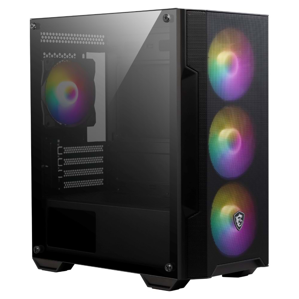 Msi Mag Force M100A D60 3X120MM 1X120MM ArGB Fan 600W 80+ Matx Gaming Kasa