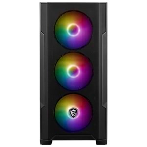 Msi Mag Force M100A D60 3X120MM 1X120MM ArGB Fan 600W 80+ Matx Gaming Kasa