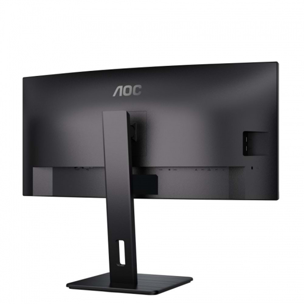 Aoc CU34P3CV 4Ms 100Hz 1XHDMI 1XDP USB Type-C RJ45 WQHD 3440X1440 Hoparlör Pivot Curved Vesa Siyah 34