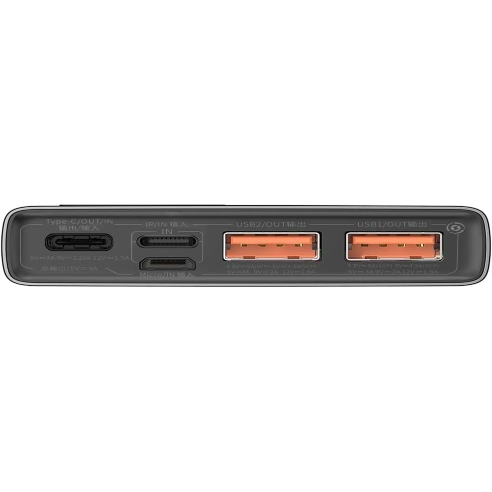 Baseus Adaman Metal Overseas Edition PPAD070001 22.5W 10.000Mah Dijital Ekranlı Powerbank