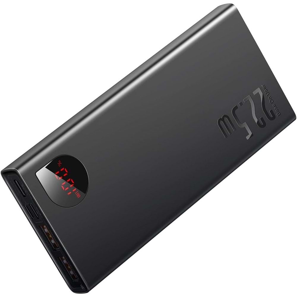 Baseus Adaman Metal Overseas Edition PPAD070001 22.5W 10.000Mah Dijital Ekranlı Powerbank