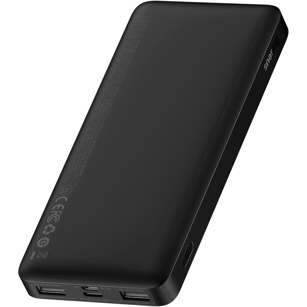 Baseus Bipow Overseas Edition PPBD050001 10.000Mah Digital Display 15W Siyah Powerbank