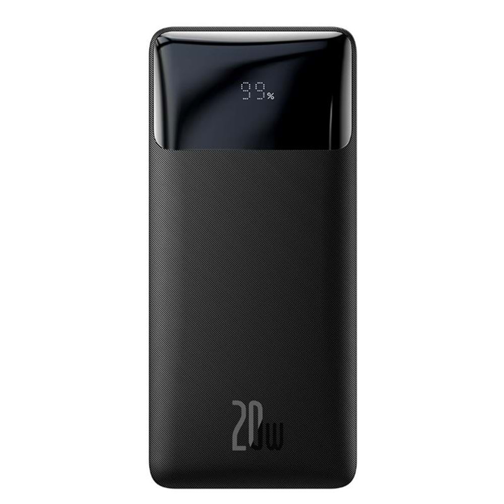 Baseus Bipow Overseas Edition PPBD050401 30.000Mah Digital Display 20W Siyah Powerbank