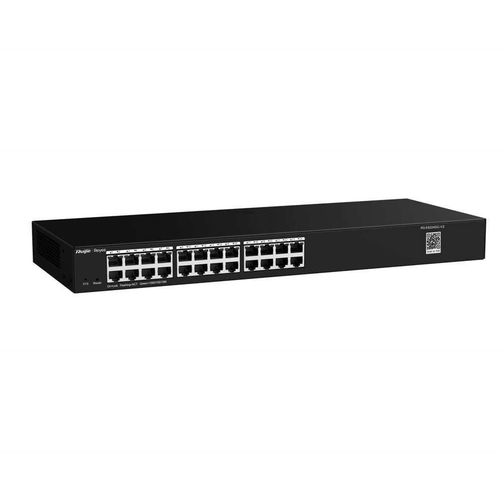 Ruijie RG-ES224GC 24 Port 10/100/1000 Mbps Gigabit Switch