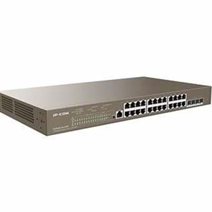 Ip-Com G5328XP-24-410W 24 Port Gigabit + 4XGB SFP Uplink L3 Yönetilebilir 470W Poe Rackmount Switch
