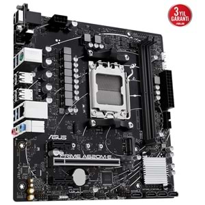 Asus Prime A620M-E-CSM DDR5 7000Mhz 1XVGA 1XHDMI 1XDP 1XM.2 USB 3.2 Matx AM5 (AMD AM5 7000 Serisi İle Uyumlu)