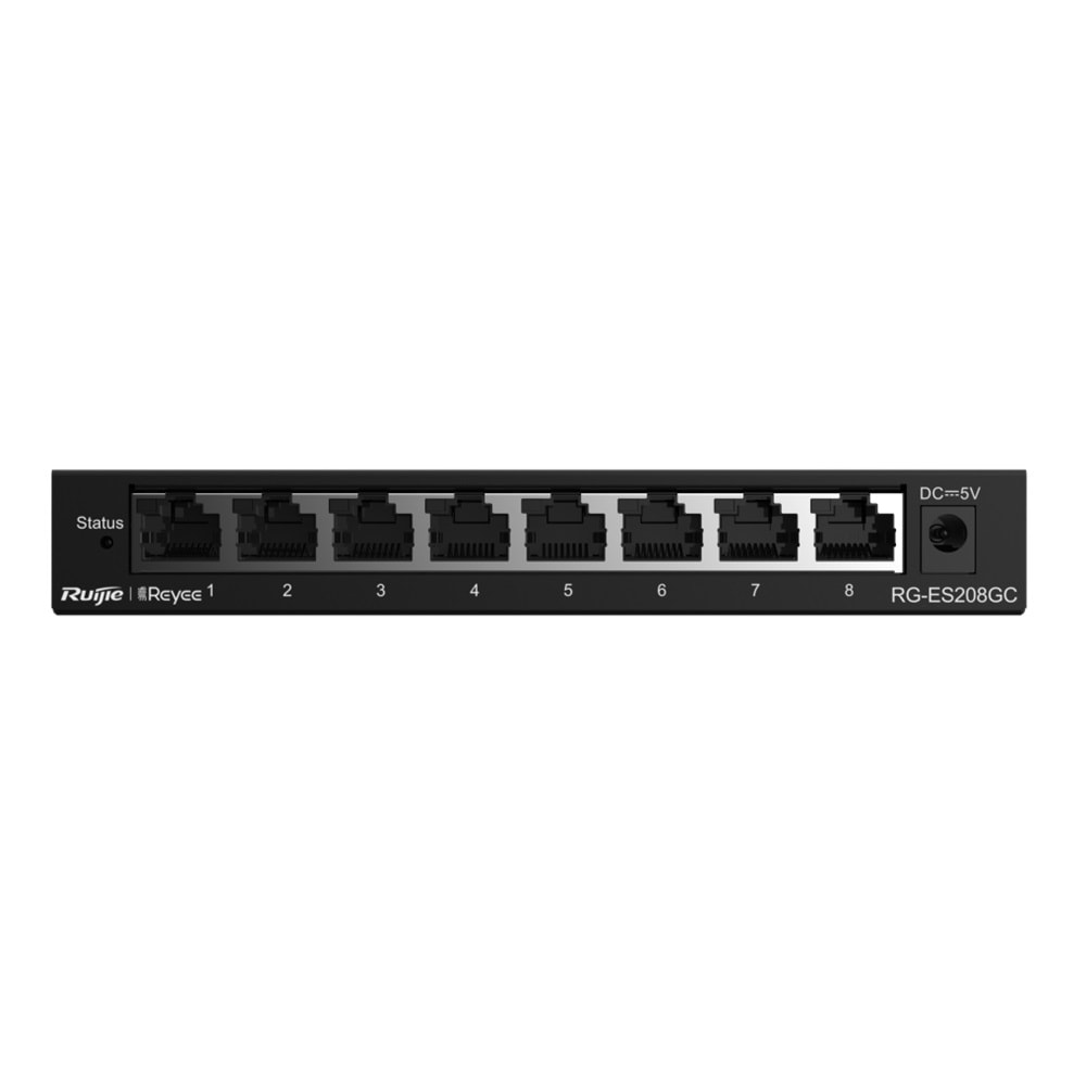 Ruijie Reyee RG-ES208GC 8-Port 10/100/1000 Yönetilebilir Desktop Switch