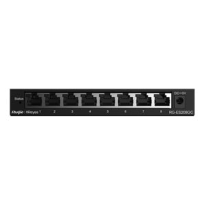 Ruijie Reyee RG-ES208GC 8-Port 10/100/1000 Yönetilebilir Desktop Switch