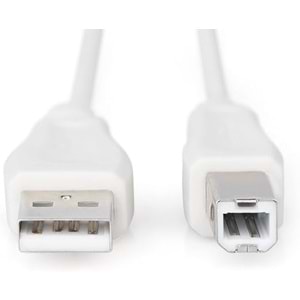 Digitus AK-300102-030-E 3 m. USB 2.0 Yazıcı Kablosu (Bej)