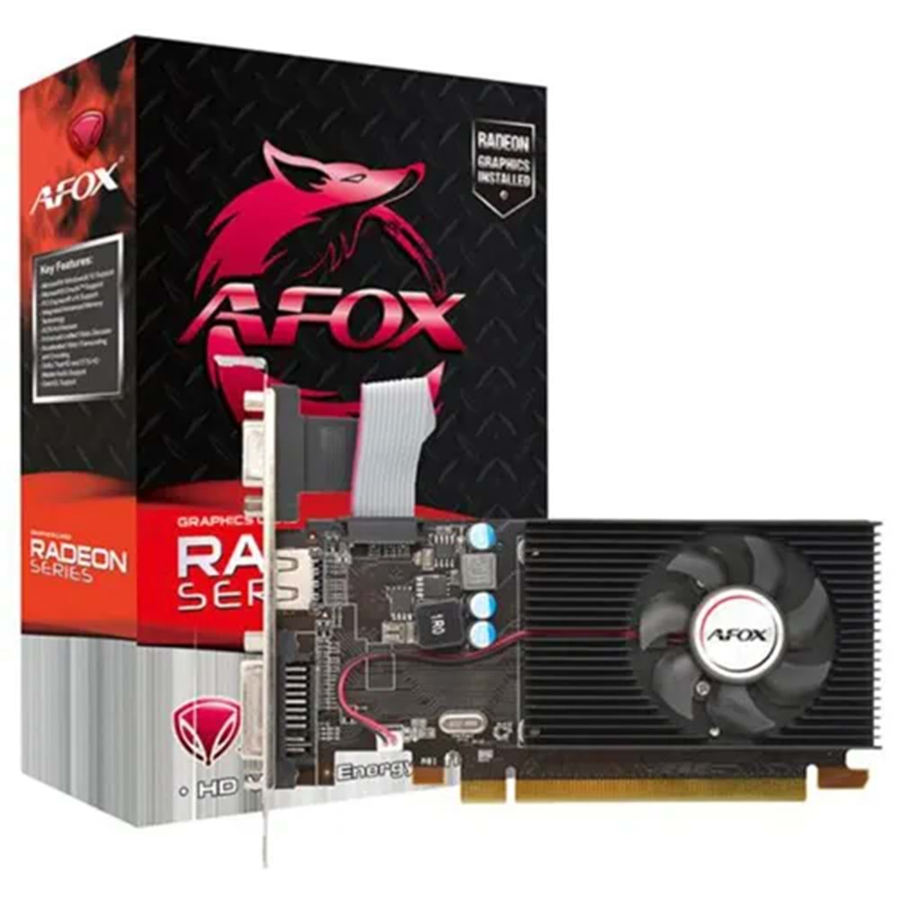 Hi-Level Radeon R5 230 1GB 64Bit DDR3 Single Fan HDMI/VGA/DVI Ekran Kartı