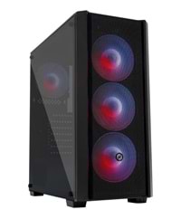 Frisby 650W 80+ Mesh Gaming Kasa (4X RGB Fan) (FC-9440G)