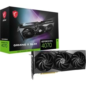 Msi Geforce RTX 4070 Super 12G GAMING X SLIM 12GB GDDR6X 3XDP HDMI 192BIT