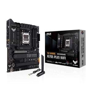 Asus TUF GAMING X670E-PLUS WIFI DDR5 6400MHz+(OC) HDMI DP AM5 Anakart