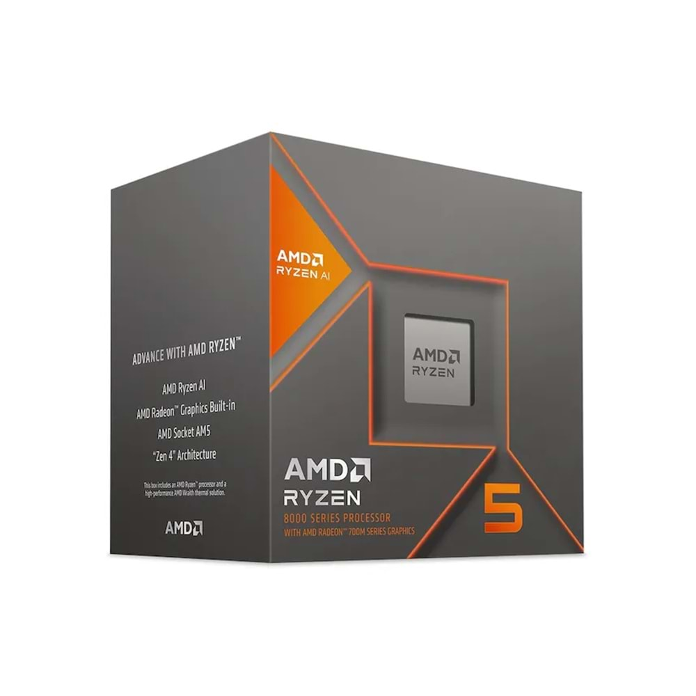 AMD RYZEN 5 8600G 4.3 GHz 65W AM5 BOX İşlemci