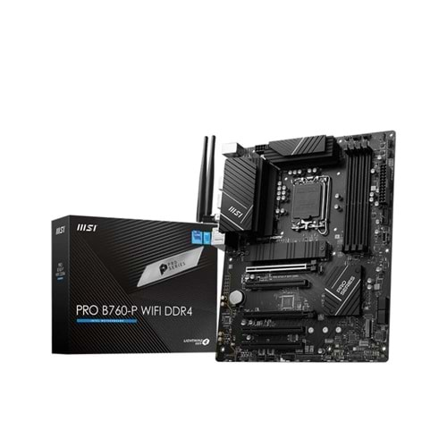 Msi PRO B760-P WIFI DDR4 5333MHZ(OC) DDR4 HDMI DP M.2 1700p Anakart