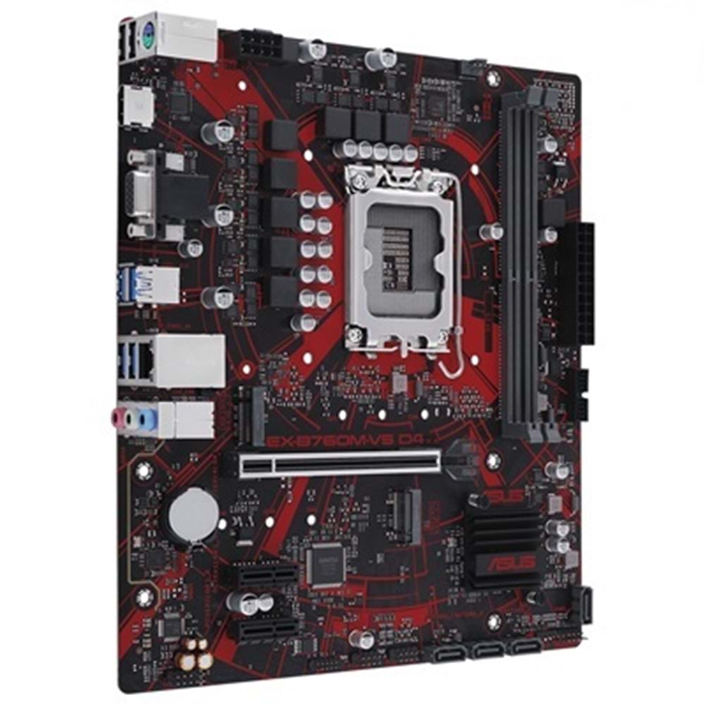 Asus EX-B760M-V5 D4-CSM 5333MHz(OC) M.2 HDMI VGA mATX 1700p