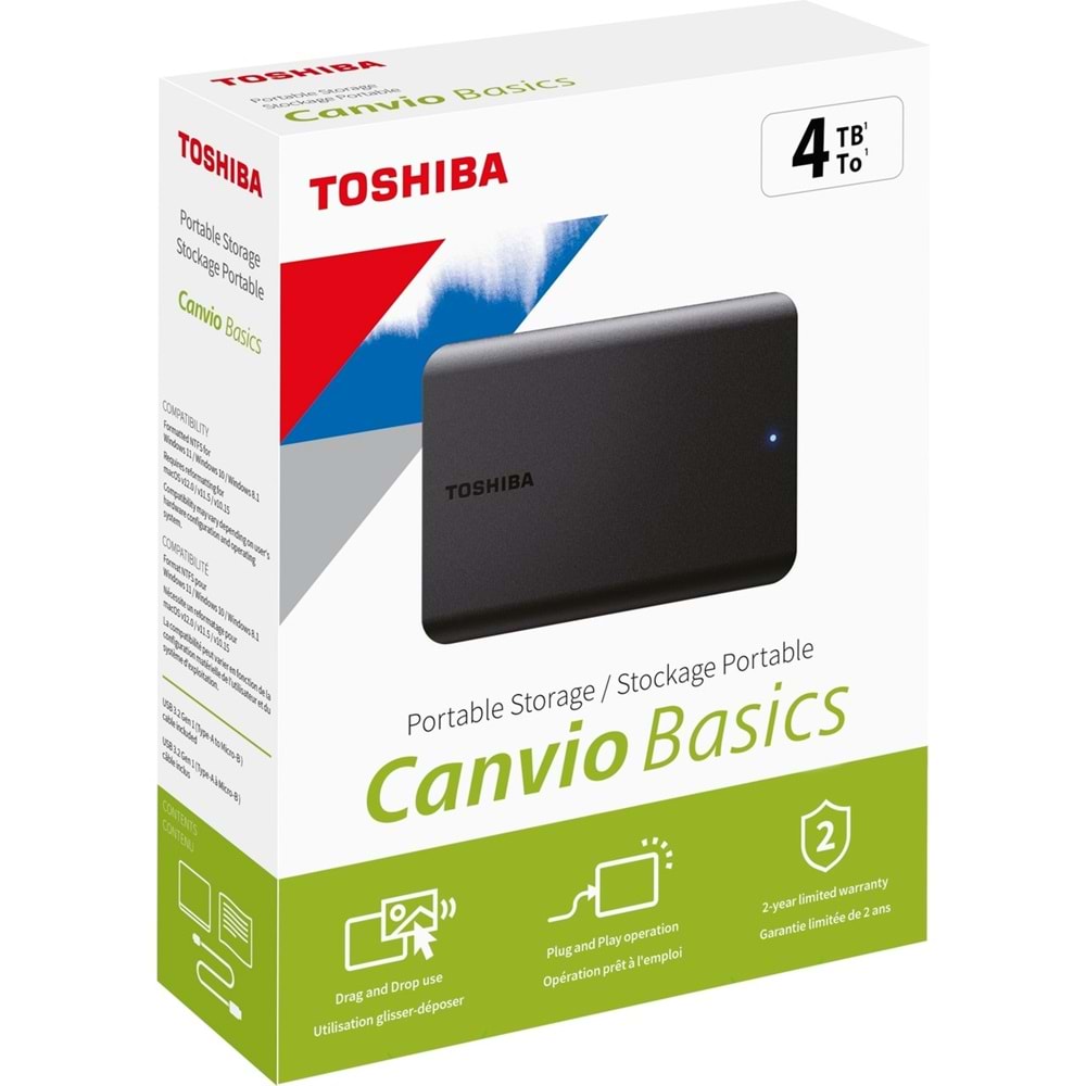 Toshiba 4TB Canvio Basics 2.5