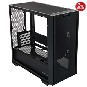 Asus A21 Temperli Cam USB 3.0 MATX MESH Beyaz MIDT