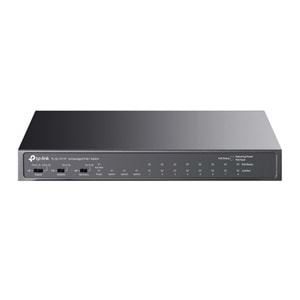 TP-Link TL-SL1311P 8 Port 10/100 + 2XGigabit RJ45 Port +1 Port SFP Yönetilemez POE Switch