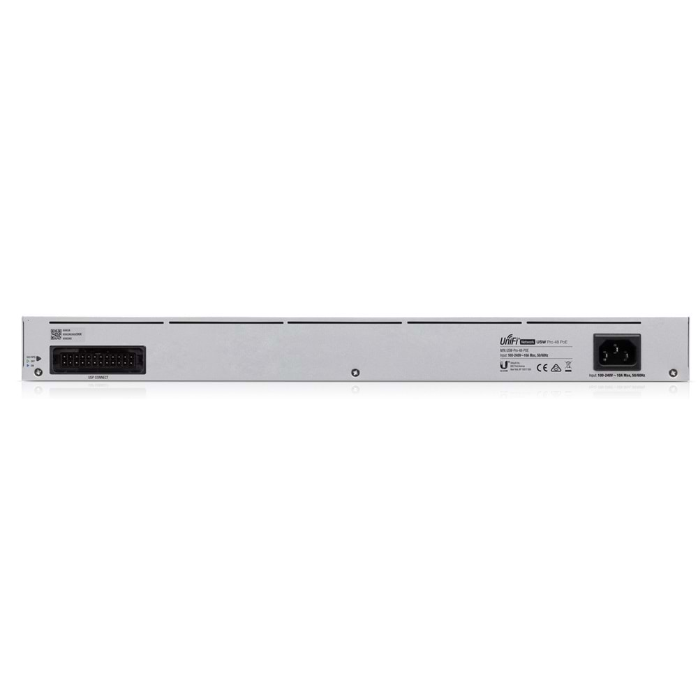 Ubiquiti USW-PRO-48-POE 48 Port Gigabit + 4X10GB SFP UPLINK 600W POE Yönetilebilir Rackmount Switch