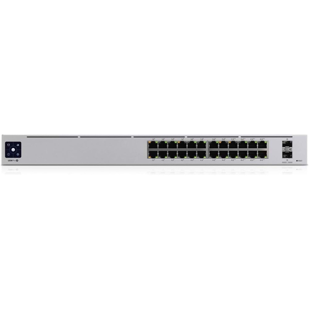 Ubiquiti USW-PRO-24-POE Gigabit 24 Port Gigabit + 2X10GB SFP UPLINK 400W POE Yönetilebilir Rackmount Switch