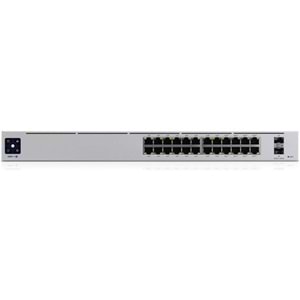 Ubiquiti USW-PRO-24-POE Gigabit 24 Port Gigabit + 2X10GB SFP UPLINK 400W POE Yönetilebilir Rackmount Switch