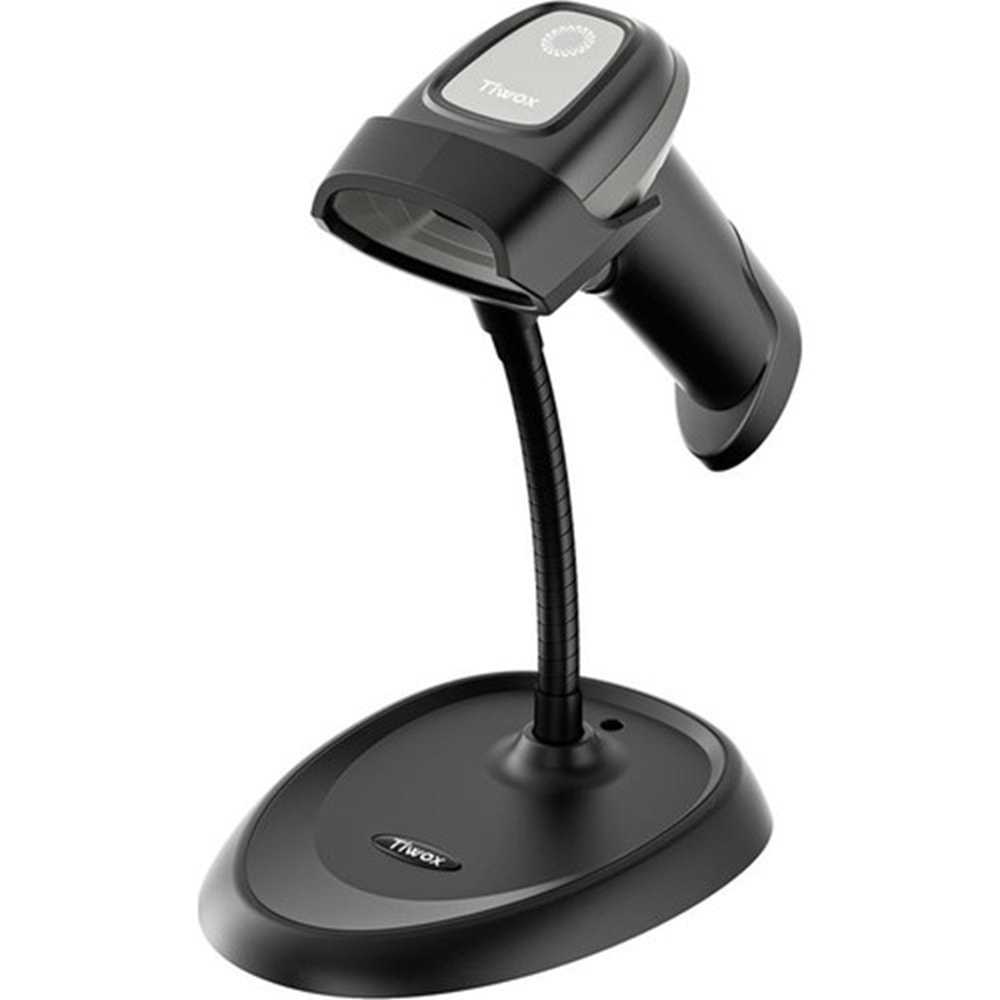 Tiwox VS-336 2D Karekod Kablolu USB Barkod Okuyucu + Stand