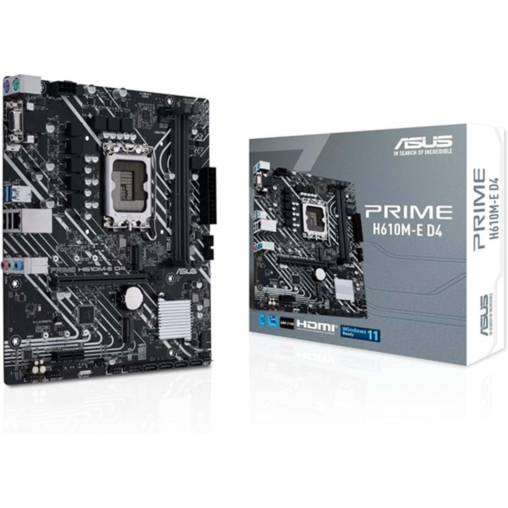 Asus Prime H610M E D4 Csm 1700P Vga HDMI DP Anakart