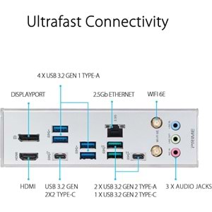 Asus Prime Z790-A Wifi D5 1700P HDMI DP Anakart