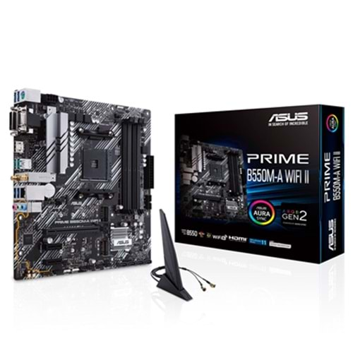 Asus Prime B550M A Wi fi II AM4 D4 HDMI Usb3.2 Anakart