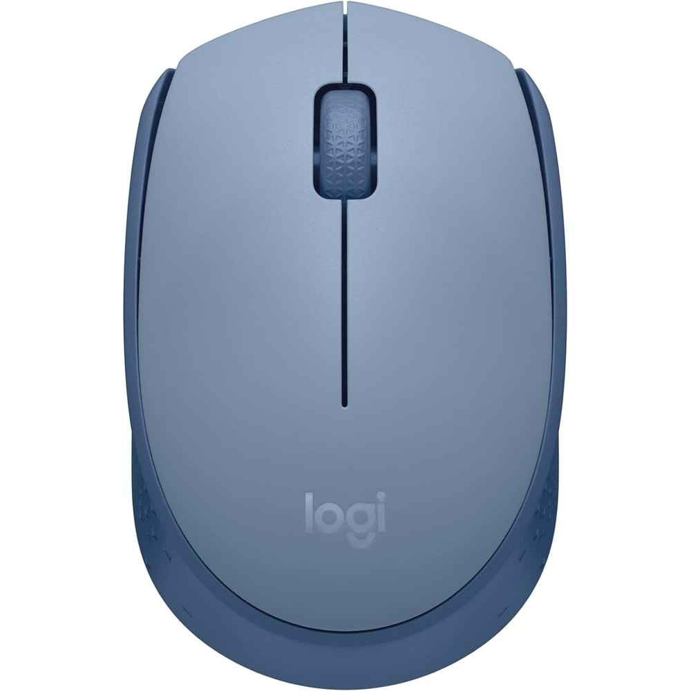 Logitech M171 Kablosuz Mouse Mavi Gri 910 006866